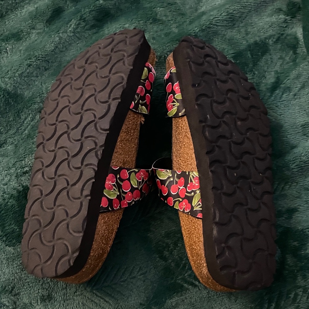 Cherry Pattern Women's Sandals - image 3